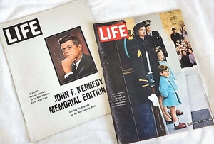 Vintage JFK - Memorial Pair of Life Magazines - 1963 - Picture 1 of 7