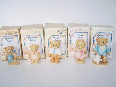 ENESCO CHERISHED TEDDIES  BEARS CHILD OF LOVE HOPE KINDNESS PRIDE JEREMY 1990's - image 1 of 4