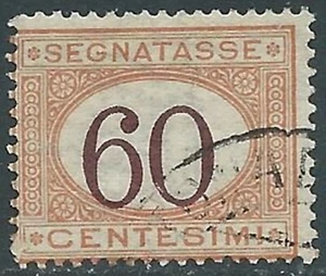 1924 REGNO SEGNATASSE USATO 60 CENT - RE31-8 - Picture 1 of 1