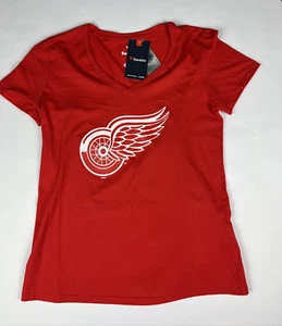 Fanatics Hockey Detroit Red Wings NHL T-Shirt Red & White Women's Sz XL - Picture 1 of 6