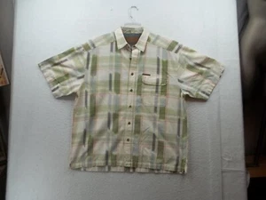 Clearwater Mens Button Down Shirt Short Sleeve Vented Size Large - Picture 1 of 9
