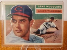 1956 Topps Gene Woodling  EX-MINT Cleveland Indians #163A