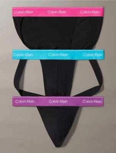 $$Calvin Klein perizoma da uomo (GRANDE) Pride, cinturino Jock, + set slip sportivi NB3876 - Foto 1 di 5