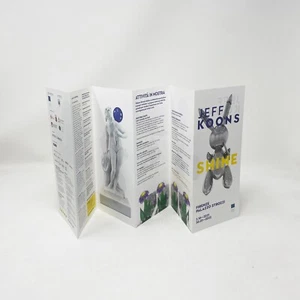 Jeef Koonz - Brochure Esposizione SHINE - Palazzo Strozzi Firenze Italia - Foto 1 di 3