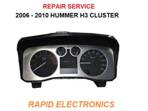 Hummer H3 2006 - 2010 Instrument Gauge Cluster Speedometer IPC Repair Service - Bild 1 von 1