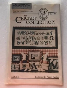 THE CRICKET COLLECTION by Karen Hyslop Cross Stitch Pattern Alphabet #32 - Picture 1 of 3