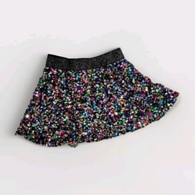 Falda corta de fiesta Garanimals para niña talla 6 capas patinadora con lentejuelas cintura elástica Foto 1 de 4