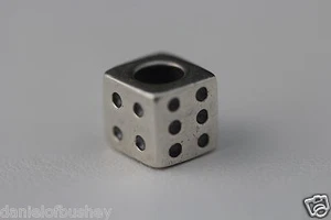 Pandora Silver Dice Charm GENUINE UK Seller Retired Style 790116 - Picture 1 of 1