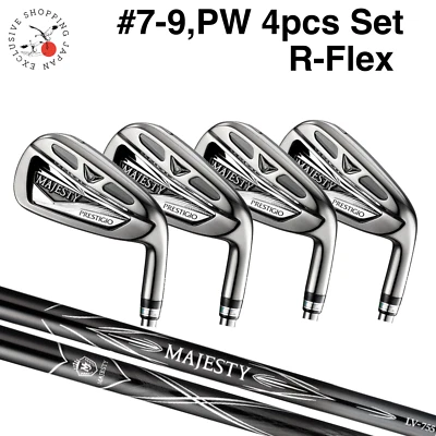 MAJESTY Prestigio Obsidian Iron Set #7-9,PW 4pcs Set 2023 LV755 Graphite Flex R - Image 1 of 4