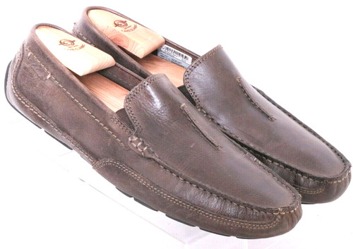 Scarpe mocassino Clarks Collection Ashmont marrone corsa guida mocassino pelle uomo 8 M
