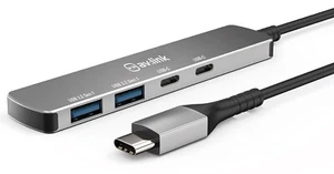 Av:link 500.105UK 4 Port Ultra-Slim USB3.2 Type-C Hub, 5Gbps Travel Adaptor - Picture 1 of 4