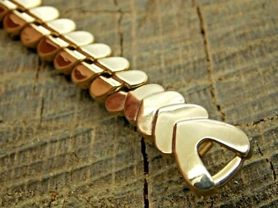 Pulsera Baldwin NOS Vintage Sin Usar Correa de Reloj Anillo en C Expansión Acero Inoxidable Foto 1 de 4