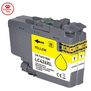 2 Tintenpatronen Gelb LC426XL passend für Brother MFC-J4335DWXL MFC-J4340DW - Bild 1 von 2