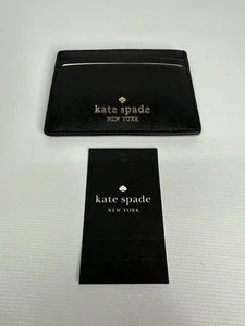 Kate Spade Matte Black Credit/Debit Card Holder - Picture 1 of 5