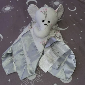 Aden Anais Elephant Lovey Pink OWL Security Blanket Musy Mate Gray White - Picture 1 of 16