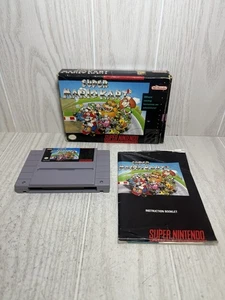 Super Mario Kart (Super Nintendo SNES, 1992) CIB Complete w/Manual Tested - Picture 1 of 12