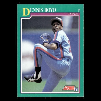Dennis Boyd #202 1991 Score Montreal Expos Baseball Card MLB - Image 1 of 3