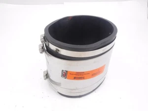 Pasco 5666SR 6" CI x PL Gummi flexible Kupplung & Edelstahlring SIEHE DES - Bild 1 von 5