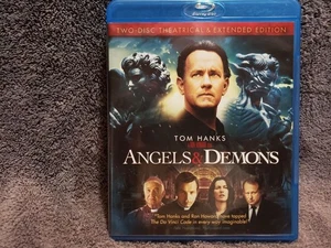 (3FREE) PRE-OWNED BLU-RAY Angels & Demons (BD X2, DVD, 2009) Tom Hanks - Picture 1 of 4