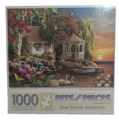 Rompecabezas Bits and Pieces 1000 Piezas Heaven On Earth por Alan Giana Nuevo Sellado Foto 1 de 4