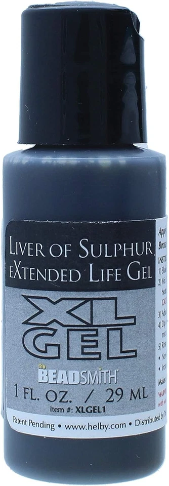 Liver of Sulfur Patina Gel 1 oz Beadsmith-Stabilized Extended Life