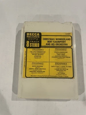 Bert Kaempfert Christmas Wonderland Lear Jet Flat Pak Flatpak 8 Track Foto 1 de 4