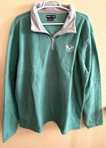 Atlas for Men Soft Long Sleeve Eagle Logo 1/4 Zip Pullover Top size XXL - Picture 1 of 4