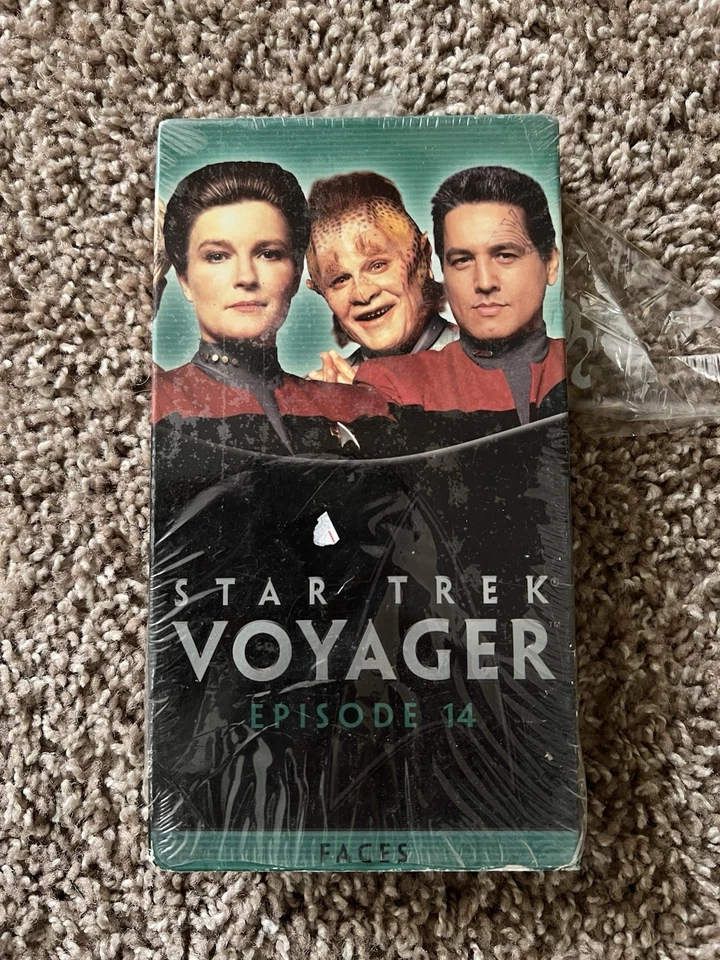 VHS copy of Star Trek: Voyager, Episode 14, "Faces." - Imagem 1 de 1
