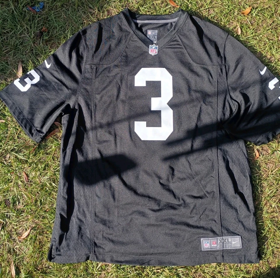 Camiseta Oakland Raiders On Field para hombre talla XXL Carson Palmer #3 Nike NFL Foto 1 de 4