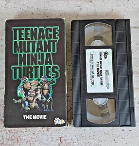Teenange Mutant Ninja Turtles Movie TMNT VHS 1990 Tape w Sleeve - Picture 1 of 4