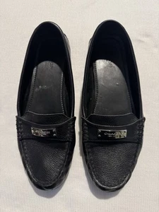 Mocasines Coach de cuero negros talla 8,5B para mujer - Imagen 1 de 8