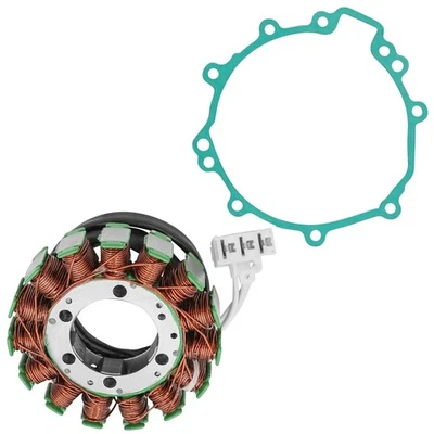 Estator gerador e junta para Kawasaki Ninja ZX-6R ZX6R ZX600P ZX600 P 2007-08 - Imagem 1 de 4