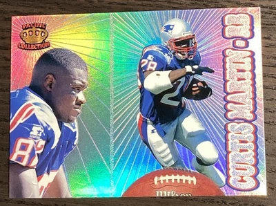 Curtis Martin 1995 Pacific Prisms Rookie Card #195 NFL HOF New England Patriots  - Image 1 of 2