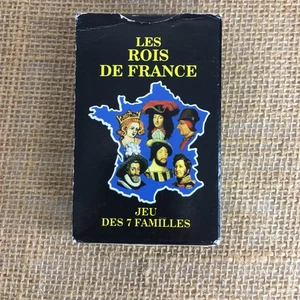 Raro De Colección Les Rois De France Jeu Des 7 Familias Juego de Cartas NUEVO Barajo con Bandas - Imagen 1 de 5