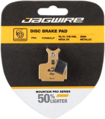 Jagwire Mountain Pro Alloy Semi-Metallic Disc Brake Pads for Formula T1 - High - Image 1 of 2