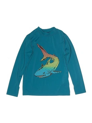 Lands' End Boys Green Rash Guard 7 - Image 1 of 2