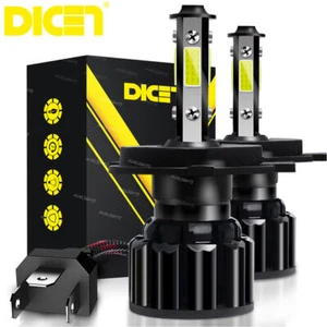 9003 H4 LED Headlight Bulbs Kit 10000W 1000000LM Hi/Lo Beam Super Bright White - Picture 1 of 12