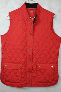 NEU J McLaughlin Orange Rautensteppung Damen Weste Gilet Baumwollfüllung XL - Bild 1 von 7