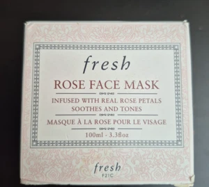 Fresh Rose Face Mask Infused with Real Rose Petals 100ml New In Box - Picture 1 of 1