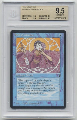 Graded Field of Dreams BGS Beckett 9.5 GEM MINT QUAD Legends MTG Reserved List! - Image 1 of 2