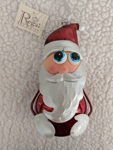 New Regal Art & Gift Santa Mercury Handcrafted 3D Large Ornament  6.5" Adorable! - Picture 1 of 21