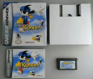 Klonoa: Empire Of Dreams (Nintendo Game Boy Advance, 2001) with Box & Booklet - Picture 1 of 10