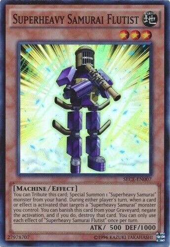 1x (M/NM) Superheavy Samurai Flutist - SECE-EN007 - Super Rare - Unlimited Editi - Image 1 of 1
