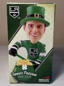 Los Angeles Kings St. Patrick’s Day Tanner Pearson Bobblehead SGA New in Box! - Picture 1 of 5