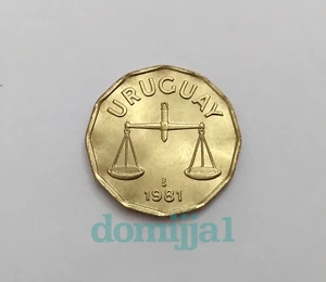 1981 Uruguay 50 Centesimos Coin, KM #68 Uncirculated - Picture 1 of 2