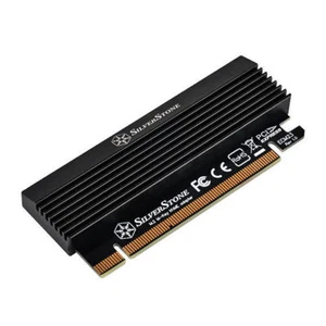 Adaptador de almohadilla térmica de aluminio Silverstone ECM23 M.2 (llave M) a PCI-E NVMe/AHCI - Imagen 1 de 9