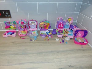 Lote de trabajo Polly Pocket Bundle - Lama, Elefante, Mariposa, Cerdo, Gumball, Ballet - Imagen 1 de 21