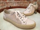 Born Natural Canvas & Leather Lace up Corfield Sneaker 9 40.5 NEW