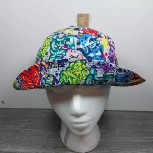 KB Ethos Bucket Fashion Print Bucket Hat Unisex New Summer Easy Graffiti Cap - Picture 1 of 7