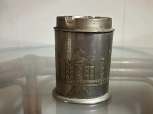 Antique Hand Decorated Cigarette Keeper, Indian, Brass, Tobacco Tin, Victorian - Picture 1 of 20